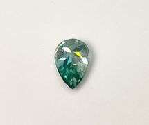 Beautiful 2.35 Ct Mint Green/Ice Blue Pear Moissanite