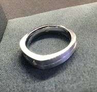 MEN’S 14K WHITE GOLD NATURAL DIAMOND WEDDING BAND