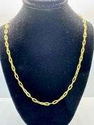 14K Yellow Gold Anchor Chain