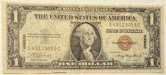 $1 1935A Hawaii Overprint Emergency Issue Silver Certificate