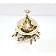 Brass Crab Desk Bell
