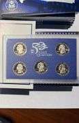 10 Various US State Quarter Proof Sets