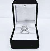 Huge 5 Ct Princess Cut Lab Simulated Diamond Ring