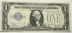1928 B Uncirculated  $1 Funny Back Silver Certificate