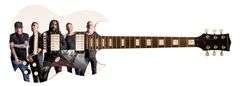 Sevendust Autographed Signed Custom Photo Graphics Guitar ACOA