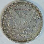 Handsome 1890-CC Morgan Silver Dollar. Nice circ