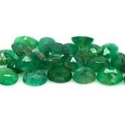 Rich green Zambian 9.60ct Emerald set!
