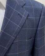 Plait Navy 2-Button Notch lapel, Modern Fit Sport Jacket