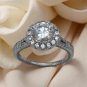 Dazzling 2.15 Ct Ice White Lab Simulated Diamond Ring