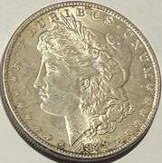 1889 BU Raw Frosty White Morgan Dollar.
