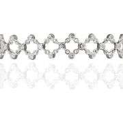 18k White Gold Natural White Diamond Bracelet