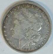 Handsome 1890-CC Morgan Silver Dollar. Nice circ