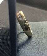 MEN’S 14K YELLOW GOLD NATURAL DIAMOND WEDDING BAND