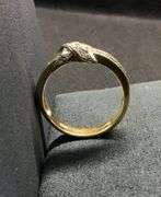 MEN’S 14K YELLOW GOLD NATURAL DIAMOND WEDDING BAND