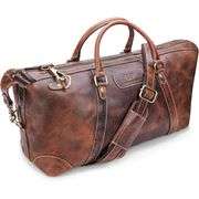 20-inch Handmade Full-Grain Leather Duffle Bag