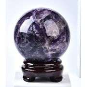 Large Dream Amethyst Crystal Ball with Stand