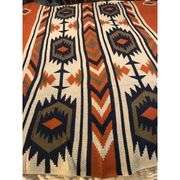 Southwest Tribal Throw Blanket with Fringe