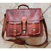 Full Grain Leather Messenger Bag