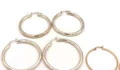 Group lot of Vintage 925 sterling silver earrings