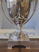 "Exquisite Antique English Sterling Silver Urn Samovar - 9x9x17 Inches, 2042 Grams"