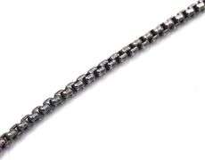 925 Sterling silver David Yurman 3.5mm Oxidized box chain
