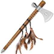 Native American Style Peace Pipe Tomahawk Axe