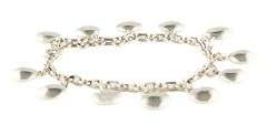 Vintage Tiffany & Co. Dangling Round Discs Charm Bracelet in Sterling