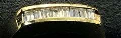 MEN’S 14K YELLOW GOLD NATURAL DIAMOND WEDDING BAND