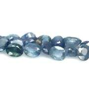 Multi-hue 7ct natural blue Sapphire set
