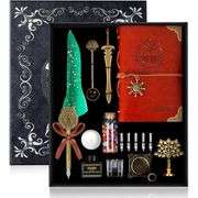 Calligraphy Pen Set with Feather Quill