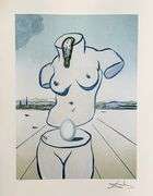 Pencil Numbered Salvador Dali, Birth of Venus