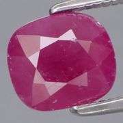 UNTREATED! 2.14ct violet red Winza Ruby