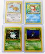 12 Pokémon 1st Edition Trade Cards