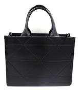 Prada Small Triangle-Embossed Shopper Tote Bag W/Strap