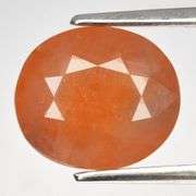 Unique 3.40ct Padparadscha colored pinkish orange Sapphire