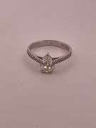 G.I.A CERTIFIED DIAMOND SET IN AN ENGAGEMENT RING
