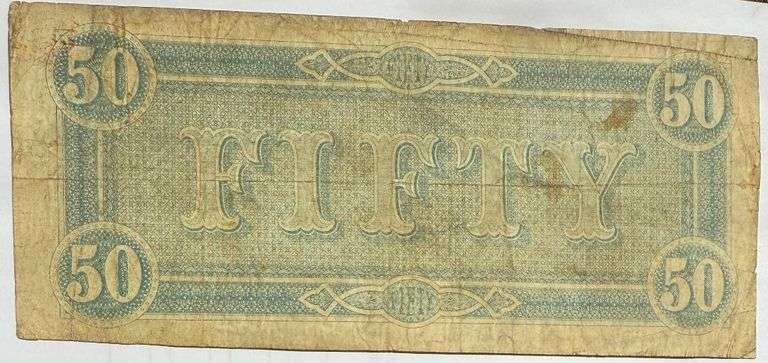 $50 Feb 17 1864 Series CSA Note