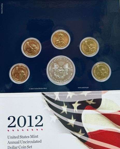2012 Annual Uncirculated Dollar Set.