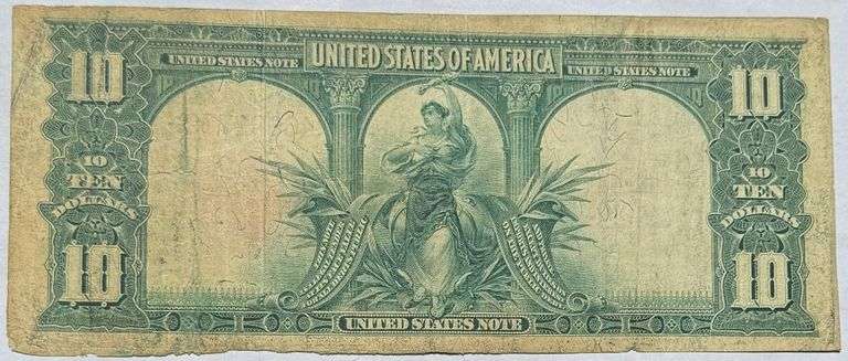 Rare $10 Bison Series 1901 US Note