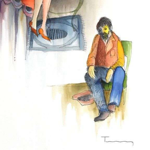 Untitled by Tarkay (1935-2012)