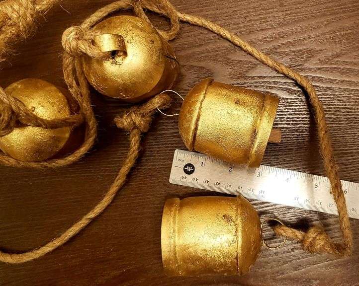 Rustic Farmhouse Cow Bells 4Pcs.