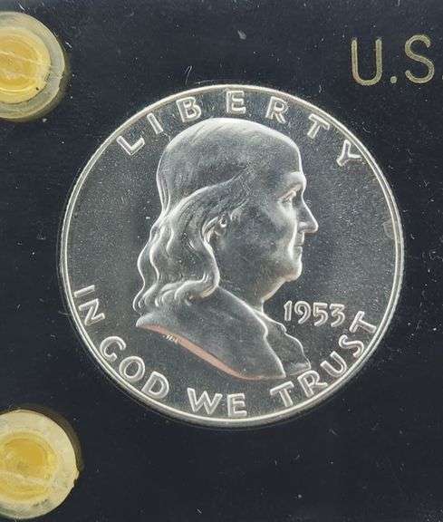 1953 United States Proof Set In Capital Plastics Holder