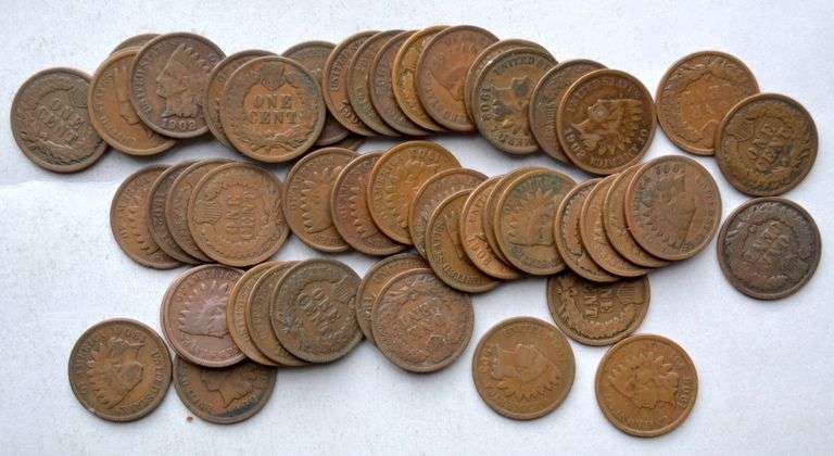 50 1890-1900 Eras Indian Cents