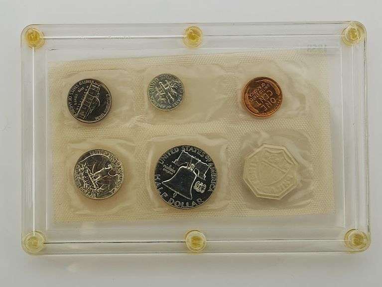 1958 United States Proof Set In Capital Plastics Holder