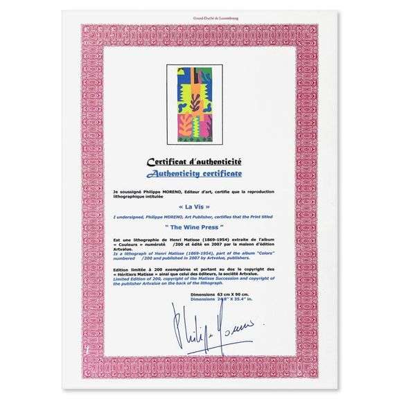 La Vis by Henri Matisse