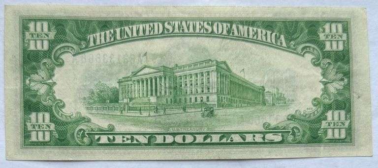 $10 1934A Silver Certificate