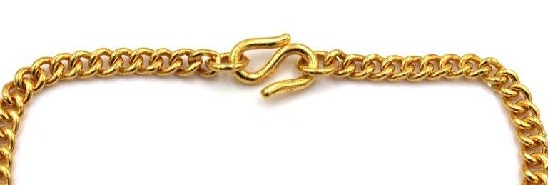 Bright Yellow 24K Standard Link Bracelet