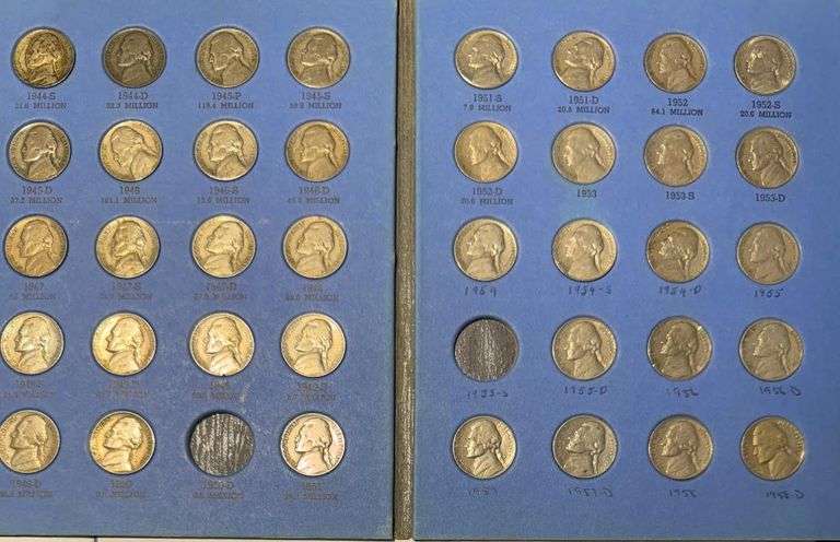 Jefferson Nickels 1938-1957 Complete