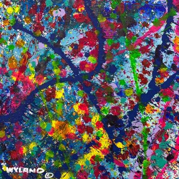 Untitled Abstract by Wyland Original