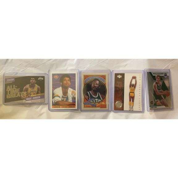 Rare Collection 9 Basketball Legends Trading Cards